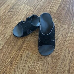 Black Slide Sandals